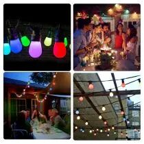 Tuya led - 15 m - 15 lampes multicolores - c&agrave;ble noir - smart (V-TUYA-15-RGBW)