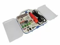 Perceuse de pr&eacute;cision electrique & jeu de gravure  - 162 pcs. (VTHD0051)