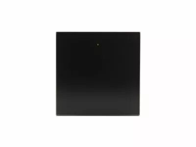 Module de commande en verre avec 1 touche tactile (version noire) (VMBGP1-B-20)