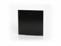 Module de commande en verre avec 1 touche tactile (version noire) (VMBGP1-B-20)