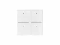 Module de commande en verre avec 4 touches tactiles (version blanche) (VMBGP4-W-20)