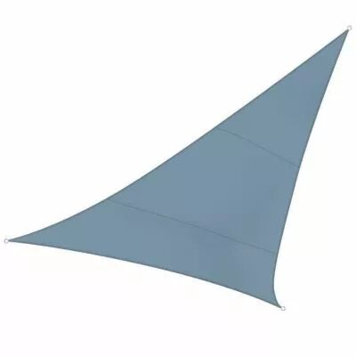 Voile solaire - triangle - 5 x 5 x 5 m - couleur : gris bleu (GSS3500BG)