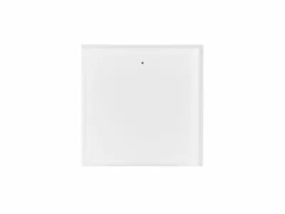Module de commande en verre avec 1 touche tactile (version blanche) (VMBGP1-W-20)