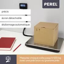 Balance postale num&eacute;rique avec affichage externe - 100 kg / 10 g (VTBAL503)