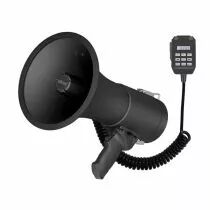 M&eacute;gaphone puissant de 50w, sir&egrave;ne int&eacute;gr&eacute;e, enregistrement, r&eacute;glage du volume, lecture bluetooth, microphone &agrave; main et prise mp3