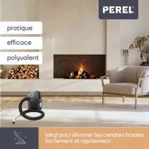Mini aspirateur de cendres - 600w- 4l - avec tuyau flexible 0,3 m (TCA90041)