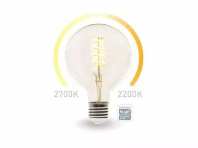 Ampoule led wifi smart - blanc chaud & blanc chaud intense - e27 - g125 (SMART1213)