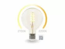 Ampoule led wifi smart - blanc chaud & blanc chaud intense - e27 - g125 (SMART1213)
