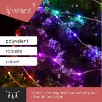Tuya led - 7.5 m - 75 lampes multicolore - c&agrave;ble transparant - smart (V-TUYA-7.5-RGB)