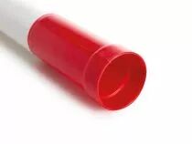 Poteau en plastique rouge/blanc sans base (1191-P90)