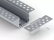 Embout pour profil&eacute; de plaque de pl&acirc;tre rpl35us, sans trou de c&acirc;ble (EC-RPL35US-H3)
