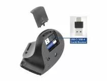 Souris ergonomique sans fil avec bluetooth et usb-c / usb-a (ACTAC5155)