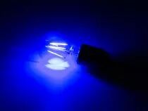 Jeu d'ampoules &agrave; filament led - a60 - verre clair - 4 pcs - rouge - vert - bleu - orange (HQPL22030)