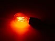 Jeu d'ampoules &agrave; filament led - a60 - verre clair - 4 pcs - rouge - vert - bleu - orange (HQPL22030)