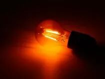 Jeu d'ampoules &agrave; filament led - a60 - verre color&eacute; - 4 pcs - rouge - vert - bleu - orange (HQPL22031)