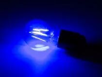 Jeu d'ampoules &agrave; filament led - a60 - verre color&eacute; - 4 pcs - rouge - vert - bleu - orange (HQPL22031)