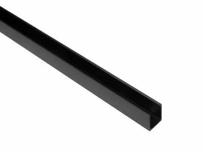 Profil aluminium noir pour bande led e24f183rgb - 2m (LCON37B)