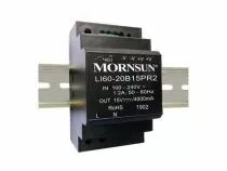 Alimentation industrielle sur rail din - sortie unique - 60 w - 12 v - 4.5 a (LI60-20B12PR2)