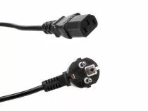 C&acirc;ble d'alimentation - noir - cee 7/7 90&deg; + c13 - 1.5 m - 3g1.0 mm&sup2; (EPC015A100N)