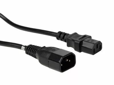 C�ble d'alimentation noir c14 + c13 l=1.8 m h05vv-f 3g1.00 mm� (EPC018E100N)