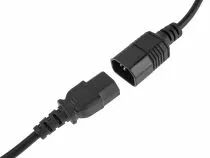C&acirc;ble d'alimentation noir c14 + c13 l=1.8 m h05vv-f 3g1.00 mm&sup2; (EPC018E100N)