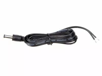 C�ble d'alimentation de 1,30 m avec prise dc m�le de 2,1x5,5 mm (CABLE8202)