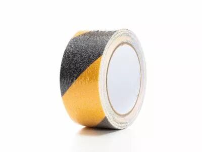 Bande antid�rapante 5cm x 5m - noir/jaune (PT-AS5X5BY)