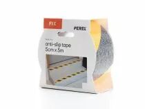 Bande antid&eacute;rapante 5cm x 5m - noir/jaune (PT-AS5X5BY)