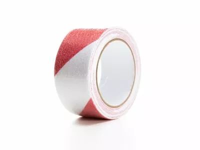 Bande antid�rapante 5cm x 5m - rouge/blanc (PT-AS5X5RW)