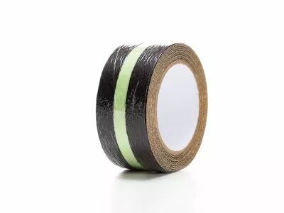 Bande antid�rapante phosphorescente 5cm x 5m - noir/vert (PT-ASGLOW5X5G)