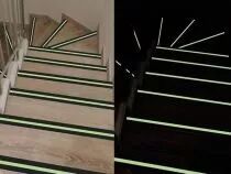 Bande antid&eacute;rapante phosphorescente 5cm x 5m - noir/vert (PT-ASGLOW5X5G)