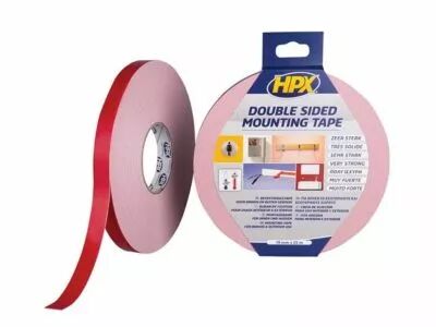 Ruban de montage miroirs - blanc 19mm x 25m (HPXDS1925)