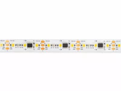 Bande led num�rique flexible - blanc 2700k - 84 leds/m - 84 pixels/m - 5 m - 12v - ip20 - cri90 (E12N140DW27)