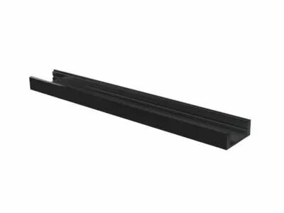 Slimline 7 mm - profil� pour ruban led - 2 m - noir (AL-SL7B-2)