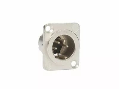 Neutrik - xlr, 4 broches m�les, argent�, corps m�tallique de taille d (NC4MD-LX)