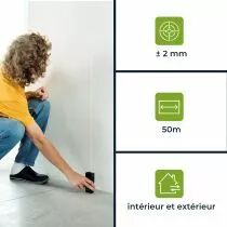 T&eacute;l&eacute;m&egrave;tre laser num&eacute;rique - 50 m (DEM702)