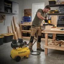 Compresseur sans huile, horizontal, silencieux, 24 l / 2 cv / 10 bar (WD240/10/24HE)