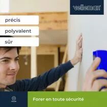 D&eacute;tecteur adapt&eacute; au bois, aux m&eacute;taux ferreux et aux fils sous tension en courant alternatif (DEM600)