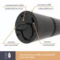 Chasse-mouches - noir (GIK37)