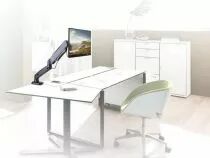 Bureau bras de moniteur avec ressort &agrave; gaz, 1 &eacute;cran (ACTAC8311)