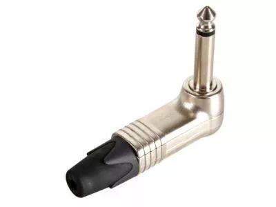 Neutrik - connecteur jack, 2 broches m�les, 6,3 mm, 90�, nickel (NP2RX)