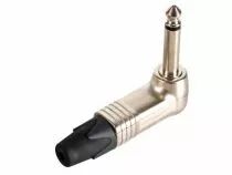 Neutrik - connecteur jack, 2 broches m&acirc;les, 6,3 mm, 90&deg;, nickel (NP2RX)