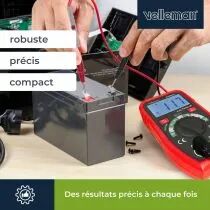 Petit multim&egrave;tre num&eacute;rique robuste - cat iii - 600 v - 7 fonctions (DVM005)