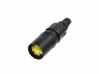 Neutrik - ethercon - noir - bo�tier pour c�ble avec pince de serrage et capuchon (NE8MX-B)