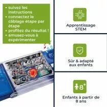 Kit de projets &eacute;lectroniques - 8 exp&eacute;riences - led & musique (KNS100)