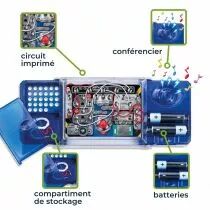 Kit de projets &eacute;lectroniques - 8 exp&eacute;riences - led & musique (KNS100)