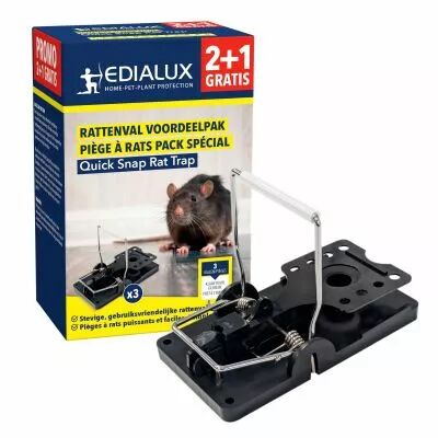 Pi�ge � rats quicksnap, promopack 2+1 pcs (EDX-1101078196)
