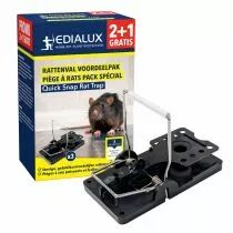 Pi&egrave;ge &agrave; rats quicksnap, promopack 2+1 pcs (EDX-1101078196)