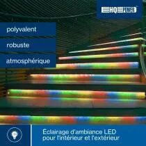 Flexible lumineux &agrave; led - 2 canaux - multicolore + contr&ocirc;leur (20 m) (HQRL09011)