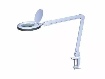 Lampe de travail de bureau � led avec loupe - 8 dioptries - 8 w - 60 led - blanc (VTLLAMP4WN)